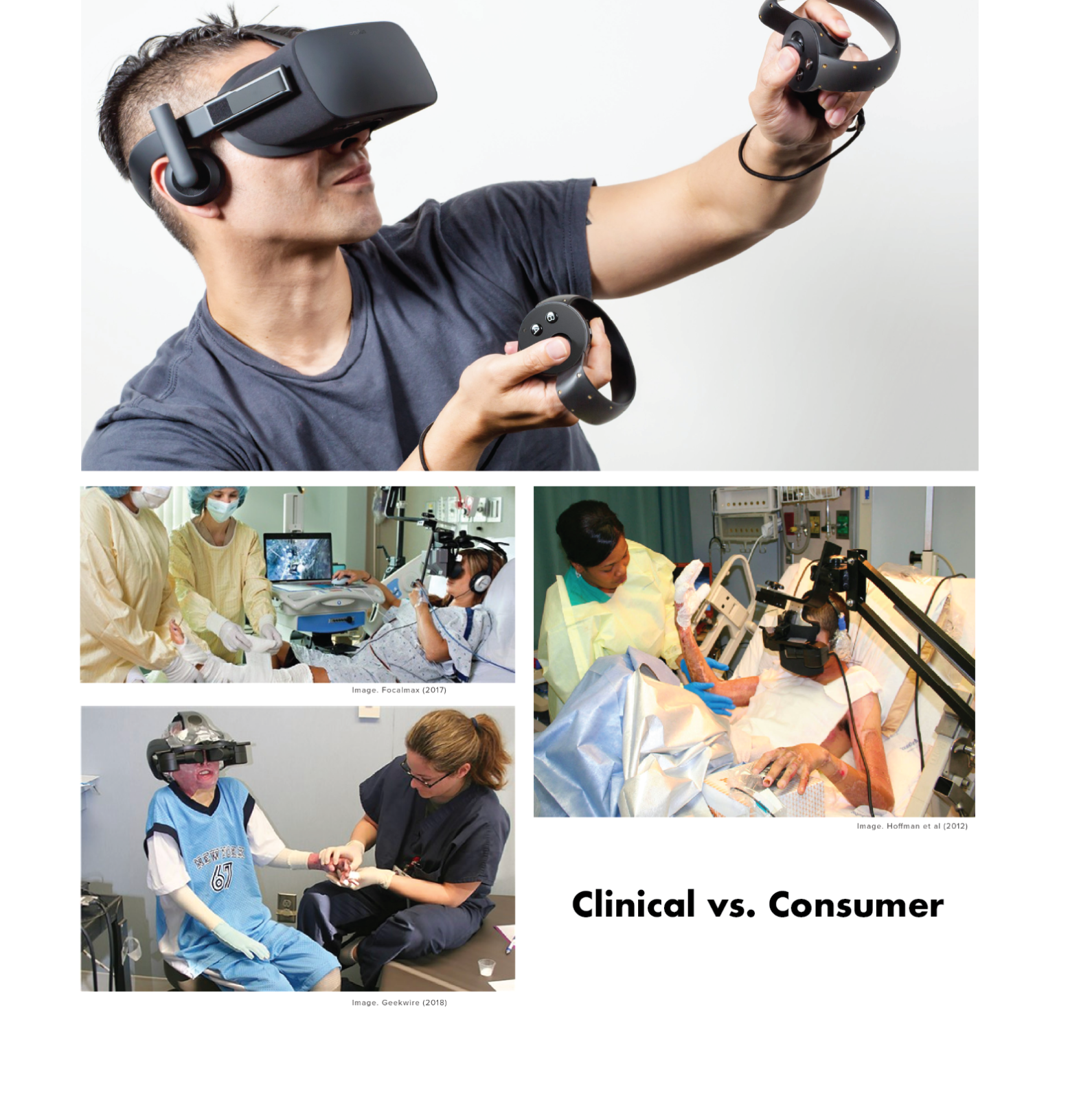 Consumer and clinical headsets